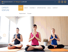 Tablet Screenshot of careerventure.in